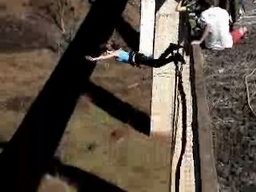 Bungee Breaks Over Bridge